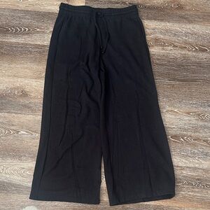 Black H&M Flare Sweat Pants